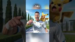 Сможет ли Роналду спасти Пикачу? 😭