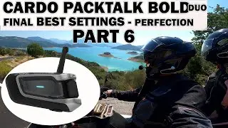 VOICE COMMANDS CARDO PACKTALK BOLD, BEST FINAL SETTINGS PART 6 REVIEW