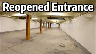 ⁴ᴷ⁶⁰ Reopening of the Bedford Avenue Entrance at the Nostrand Avenue Station