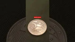 5 CENTAVOS ano 2023 MOEDA CA&Ccedil;ADA! #deolhonotroco #moedaca&ccedil;ada #5centavos#moeda
