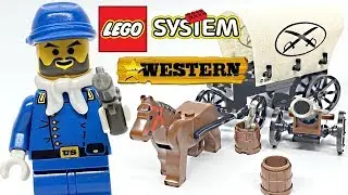 LEGO Western Weapons Wagon review! 1996 set 6716!