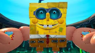 SpongeBob Battle for Bikini Bottom Rehydrated - Robo Plankton Final Boss Fight ENDING