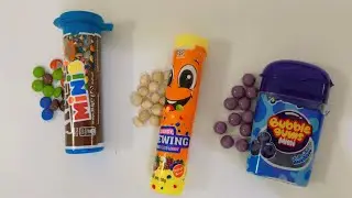 M&M Mini, Bubble Gums & Candy Toffees | Satisfying Repacking ASMR 🍬