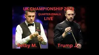 | Trump J. Vs Shelby M. | Uk Championship 2023 || Quarter Finals || Snooker Match 2