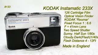 KODAK Instamatic 233X.  1970
