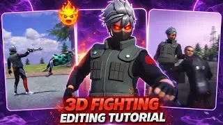 3D Fighting Editing Tutorial 🔥 Free Fire Cinematic Fight Edit #zexfrexyy @zexfrexyy58 