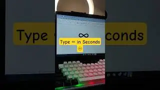 Type &infin; in Seconds with this Simple Alt + X Trick