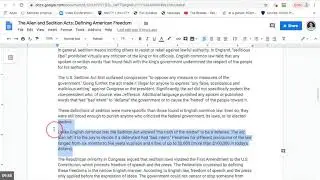 US History Goal: Compare and contrast the Alien Sedition Acts to Trumps Executive Order (Travel Ban)
