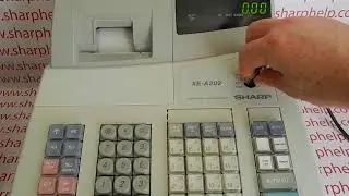 How To Program $ Dollar As Currency Symbol Sharp XE-A202 / XEA202 / XE-212 / XEA212 / XE-A301