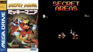 Mickey Mania / Secret Areas, Mad Doctor Mickey & Band Leader Mickey / Mega Drive - Sega Genesis