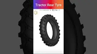 Tractor Rear Tyre#shorts #short #shortsfeed #shortvideo#cadmonkeys #solidworks#tyre #whatsappstatus