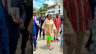 Wow! Check the walking alone🫶❤️Vice President looks very fit and beautiful now👸🇬🇭❤️🫶