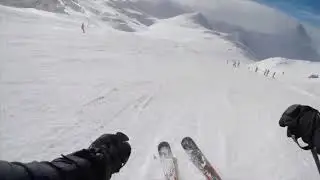 Les Arcs Piste Arandelieres January 2015