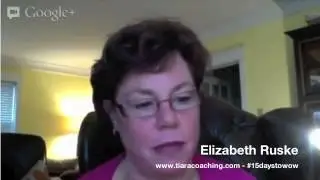 Elizabeth Ruske talks about 15 Days To WOW (SM)