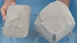 ASMR Relaxing silky smooth black sand full Dusty Dry paste dipping crumble in 🌊🥶💦🤤