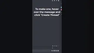 How to use Discord Threads! #shorts