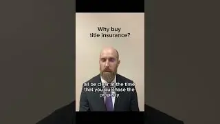 Why buy title insurance? #realestate #realestatelaw #realestatelawyer #titleinsurance #buy