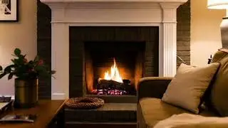 Cozy Log Cabin Fireplace Sounds 🔥 Crackling Fire for Sleeping & Relaxation