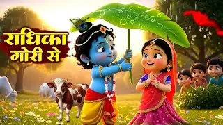 Radhika Gori Se Krishna Song for Kids 🦚 | Janmashtami Special Krishna Song for Kids | Indian Culture