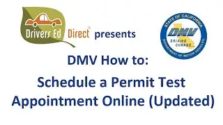 Read Important DMV Update in Description! How to Schedule a DMV Appointment Online for Permit Test