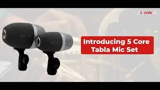 5 Core Tabla Mic XLR Wired &ndash; Ultimate Uni-Directional Snare Tom Instrument Microphone