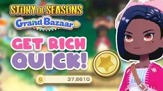 Быстрые и простые советы по заработку в Story of Seasons: Grand Bazaar!