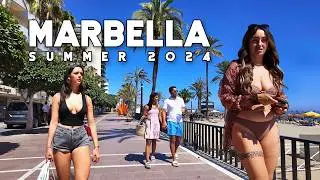 Marbella Spain Beautiful City Summer 2024 July Update Costa del Sol | Málaga [4K]