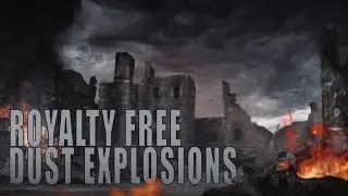 ROYALTY FREE DUST EXPLOSIONS 2 (original footage)