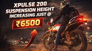 Hero XPulse 200 Raised Suspension Mod 🔧 | Real Ground Clearance Boost