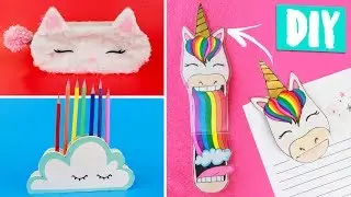 DIY MATERIAL ESCOLAR KAWAII com MATERIAL RECICLADO! Por Isabelle Verona