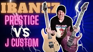 Ultimate Showdown: Ibanez Prestige Vs J Custom - Which Shreds Better? #ibanezguitars