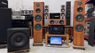 Combo siêu khủng Amply Pioneer LX90 - loa JBL Xti 100 - sub Sony SA-WX90 , center JBL Xti10 chơi Tết