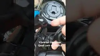 Quad Lock Vibration Dampener vs $5 Replica #quadlock #motorcycle