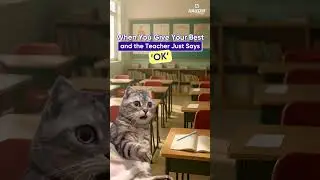 When you give your best and the teacher says OK