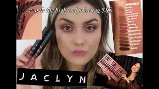 JACLYN COSMETICS #POUTSPOKEN matte liquid lips | worth the high end price 🤔