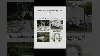How to profit off the wedding industry