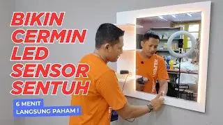 Bikin Cermin Make Up Artis dengan LED Sensor Sentuh - HAPPAN Polyester Plywood