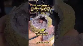 🔮 Geodas: belleza mineral formada durante millones de a&ntilde;os | Geolog&iacute;a real