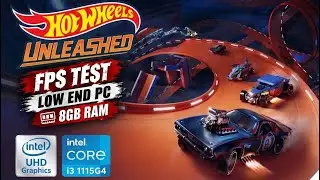 Hot Wheels Unleashed on Low End PC | Intel UHD G4 | i3-1115G4 | 8GB RAM