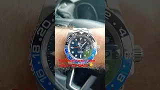 Pagani Design GMT ceramic Batman bezel swap from alloy pepsi #shorts