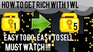 HOW TO PROFIT WITH 1 WL [LAZY PROFIT] - GROWTOPIA PROFIT 2020