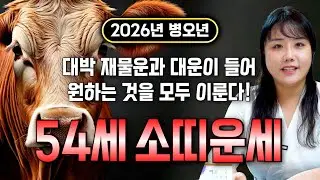 ⭐2026년 신년운세 1973년생 54세 소띠운세⭐ 73년생 소띠분들 필수시청! 새해부터 무조건 대박납니다! 2026년 금전,재물,자식복까지 대박나는 73년생 54세 소띠 운세
