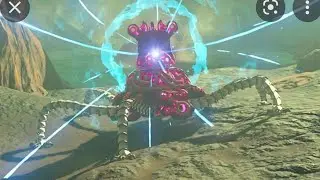 Haciendo PARRY con los guardianes (templo olvidado) en ZELDA BREATH OF THE WILD