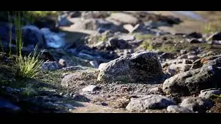 Top Mountain Unreal 5 Demo Scene Close Shot