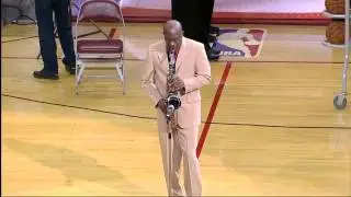 Saxophonist Edmond Baker Jr - National Anthem