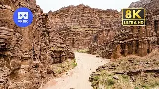 【VR180】Travel China: Tomur Grand Canyon 天山托木尔大峡谷 | Xinjiang