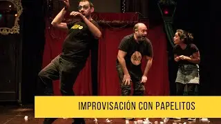 Profes de la escuela. Juego de los papelitos.