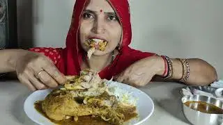 Best spicy homecocked chicken leg piece recipe #asmr #food With sound