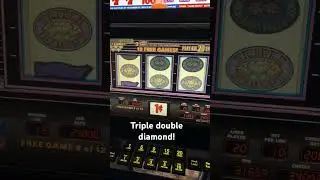 Triple double diamond free games! #slots #tripledoublediamond #gambling #vegas #lasvegas