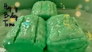 ASMR 💚 Можжевельник Nefis 🎊 Happy B-day to Me 🎉 Soaked Soap || АСМР Мыление и Размокшее Мыло #asmr